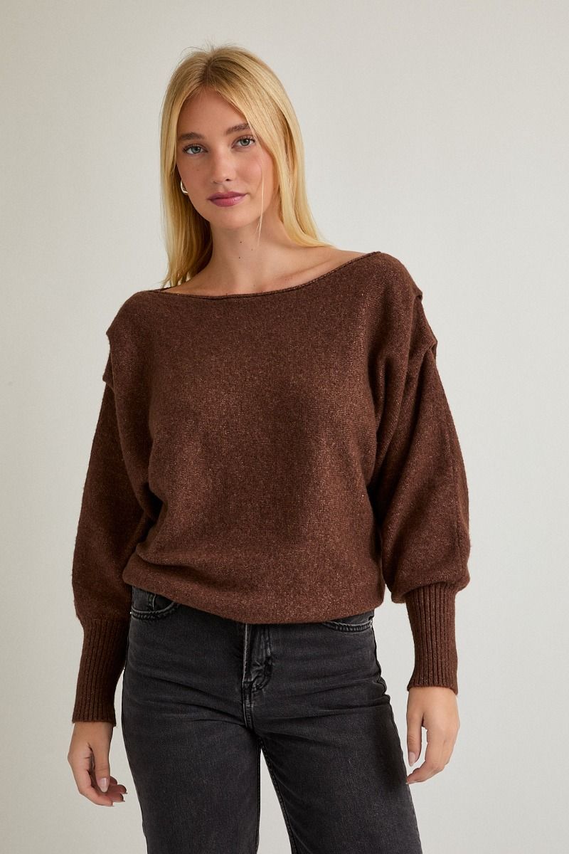 Cocoa Kiss Cozy Knit Sweater