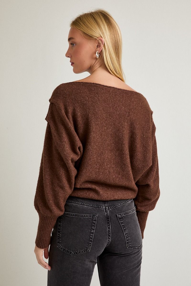 Cocoa Kiss Cozy Knit Sweater