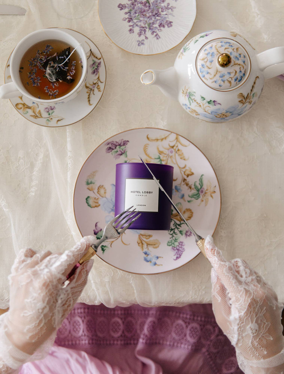 London Luxury Soy Candle – Earl Grey, Lavender & Vanilla by Hotel Lobby Candle