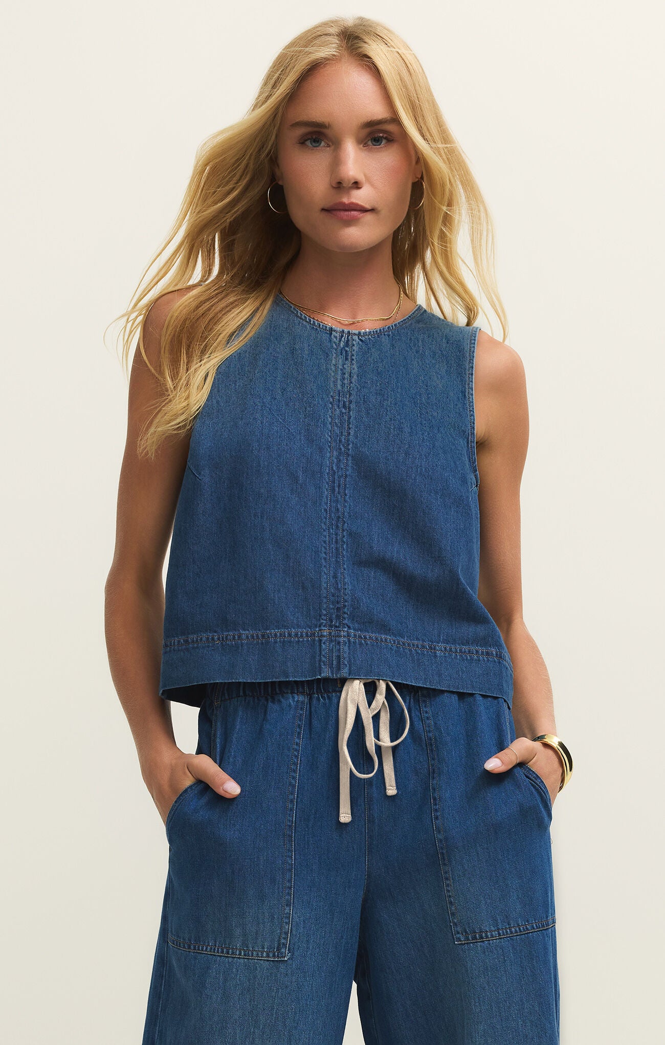 Sun Seeker Denim Top