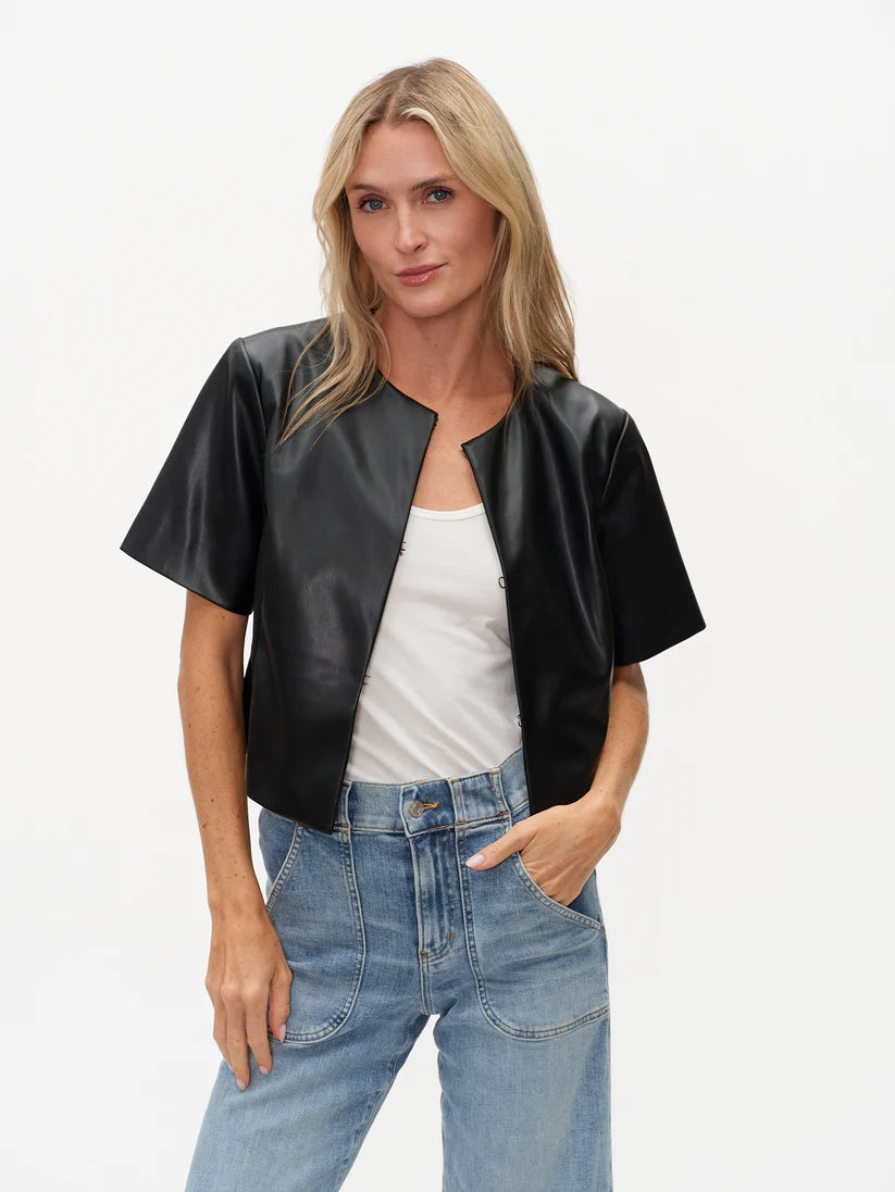 Quinn Faux Leather Jacket