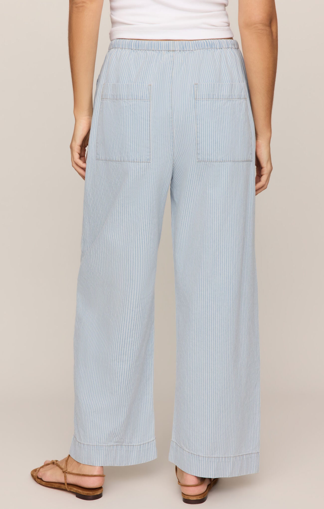 Z Supply The Carpenter Pant – Striped Denim Utility Pant
