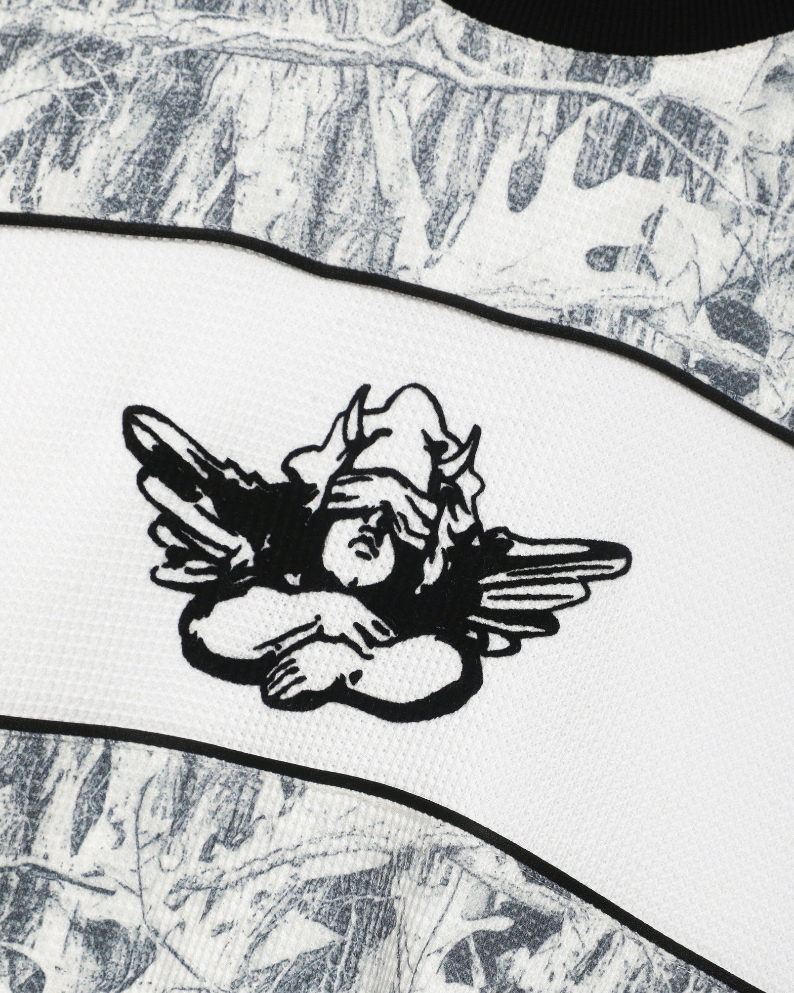 Boys Lie Snowed-In Camo Thermal Kara Crew