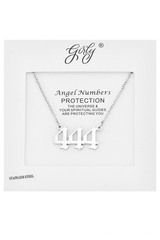Angel Number 444 Protection Necklace