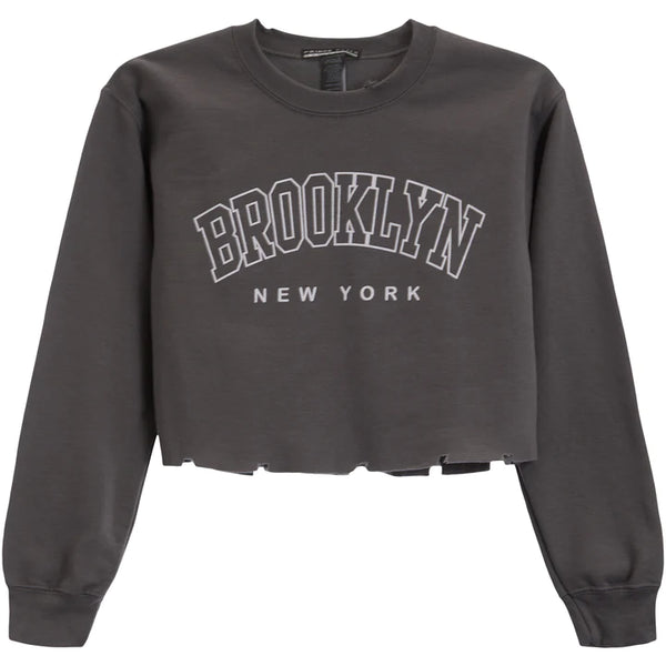 Brooklyn Crop Sweatshirt