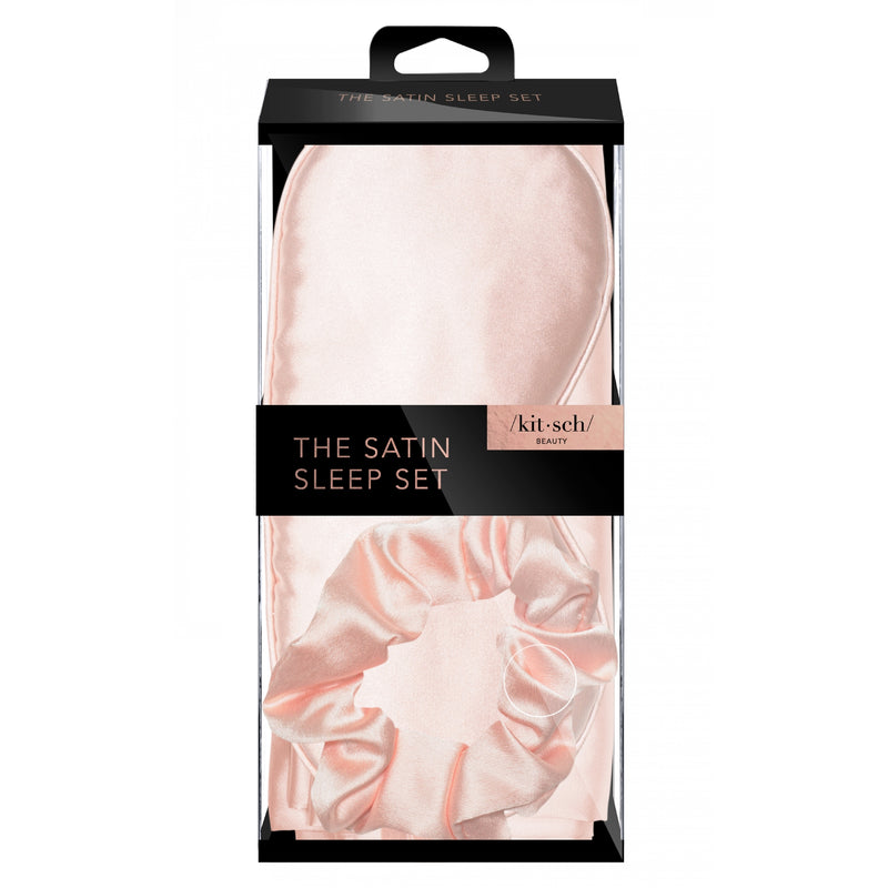Satin Blush Sleep Set