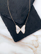 Lux Chrysal Necklace Gold