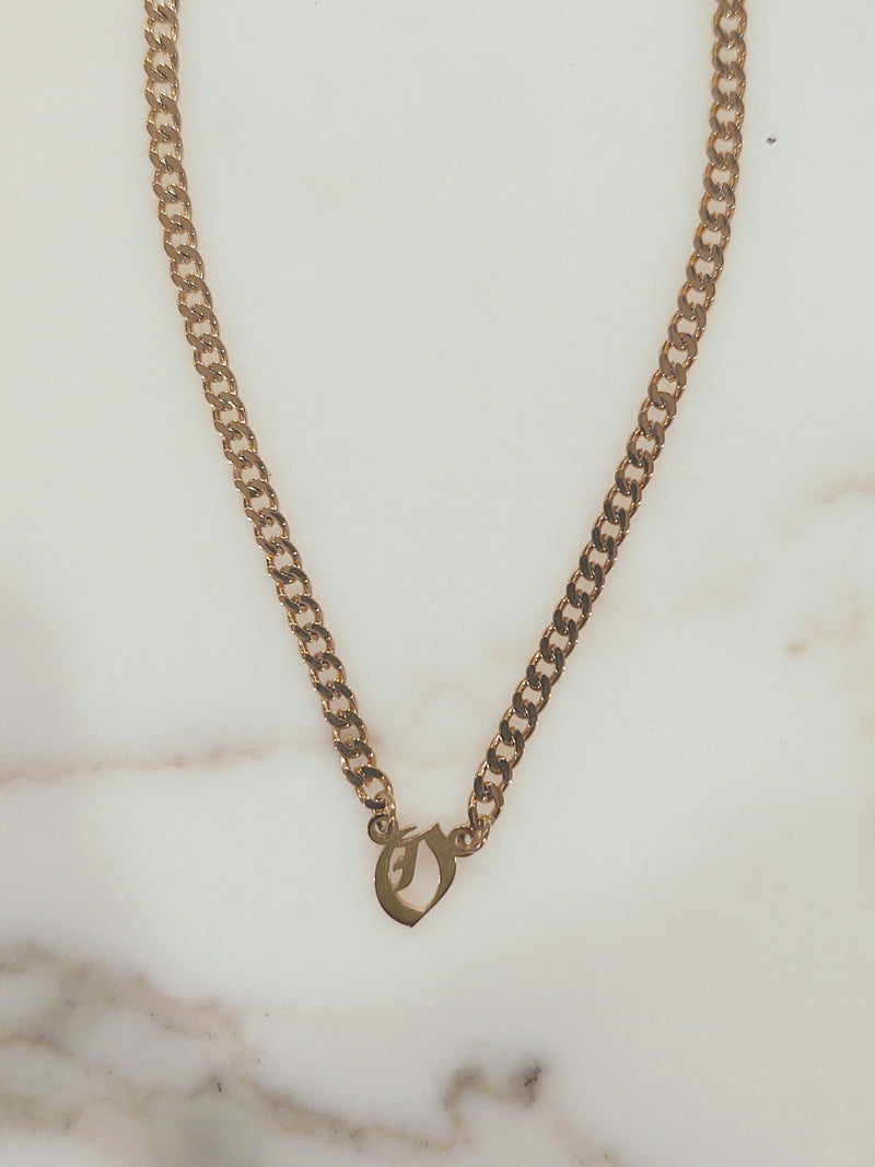 Newport Gothic Initial Choker is