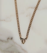 Newport Gothic Initial Choker is