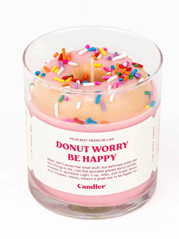 Donut Worry Candle