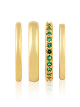 Faye Emerald Stacked Bands