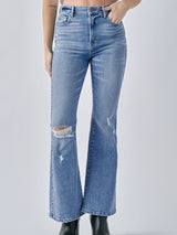 Happi HR Distressed Flare Jean
