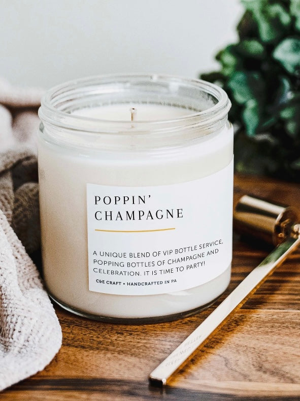 Poppin' Champagne Candle