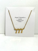 Angel Number 777 Luck Necklace