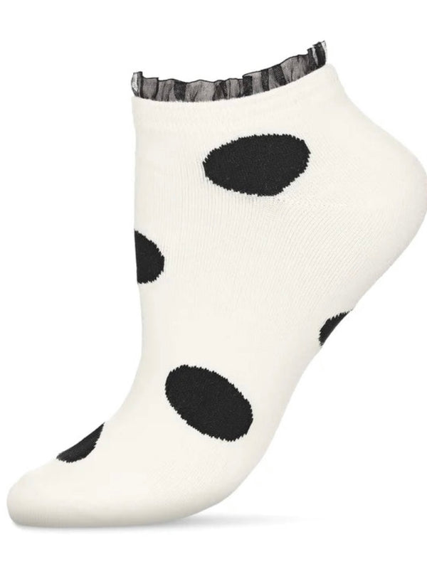 Ruffle Polka Dot Socks