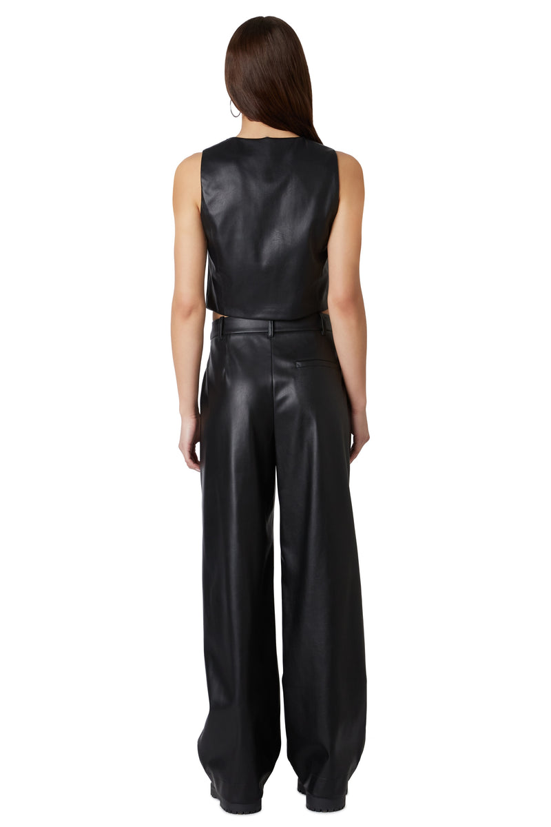 Everyday Black Vegan Trouser